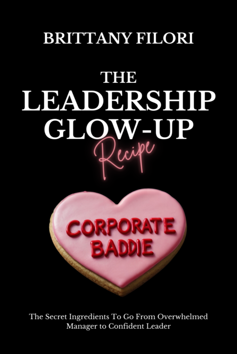 The Leadership Glow-Up Recipe Book Cover